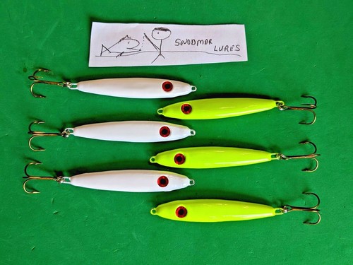 6 minnow spoons lead - minnow,